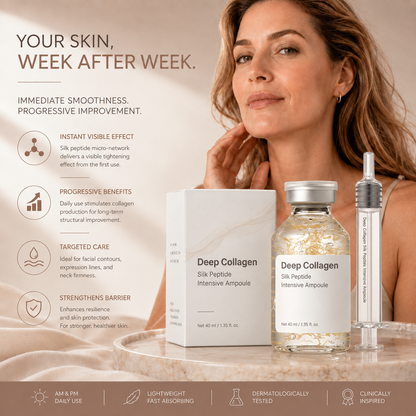 Skavix Silk Peptide Firming Serum with Marine Collagen