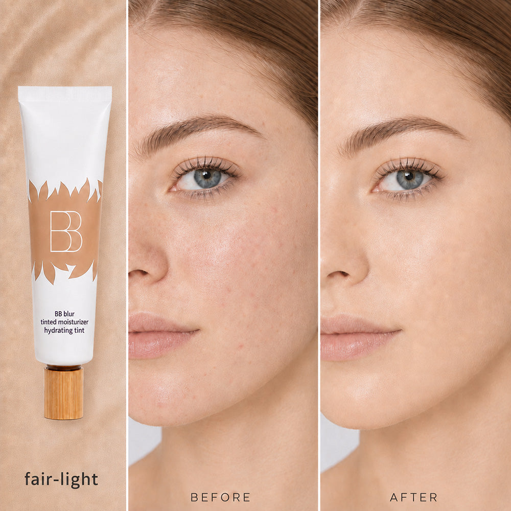BB Blur Tinted Moisturizer SPF 30 — Free Round Blending Brush Included