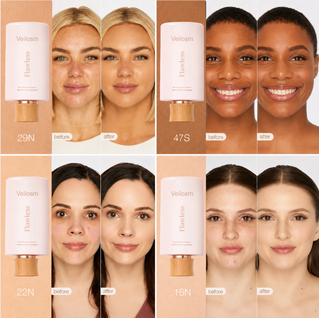 Hydrating Serum Foundation +  Brush
