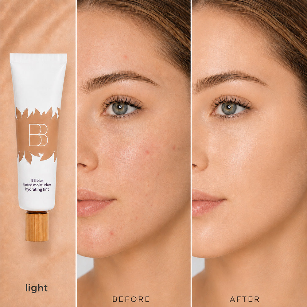 BB Blur Tinted Moisturizer SPF 30 — Free Round Blending Brush Included