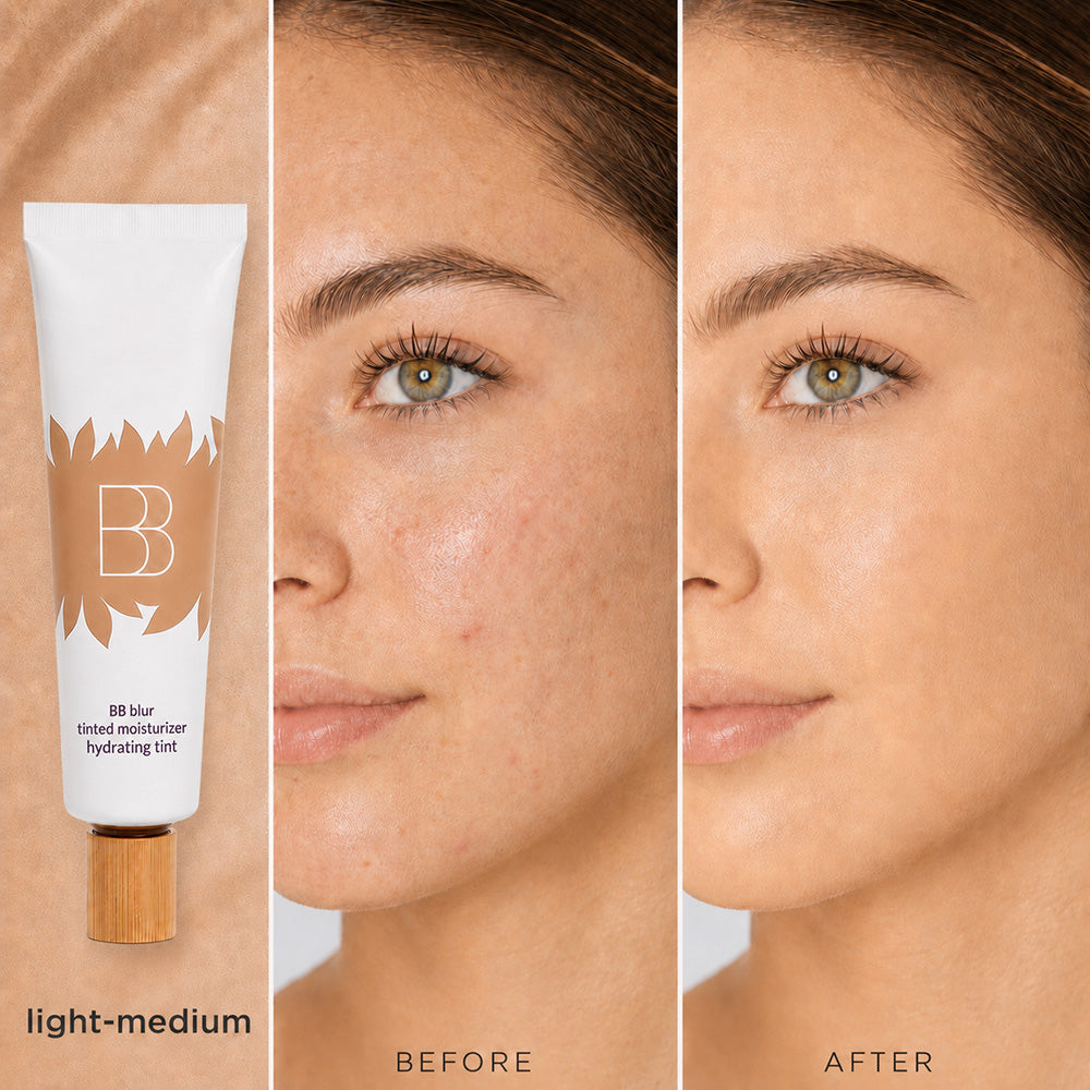 BB Blur Tinted Moisturizer SPF 30 — Free Round Blending Brush Included